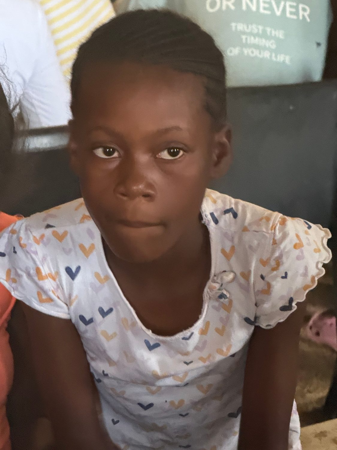 A girl at the SizaBantwana care centre